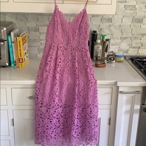 Light pink/purple midi dress